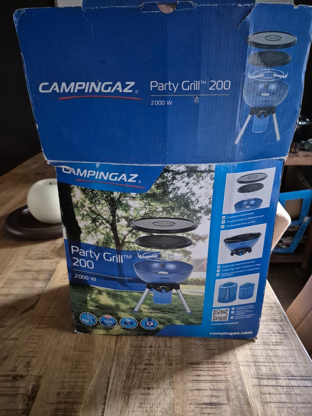 Campingaz Party Grill 200, Ophalen, Nieuw, Campingaz