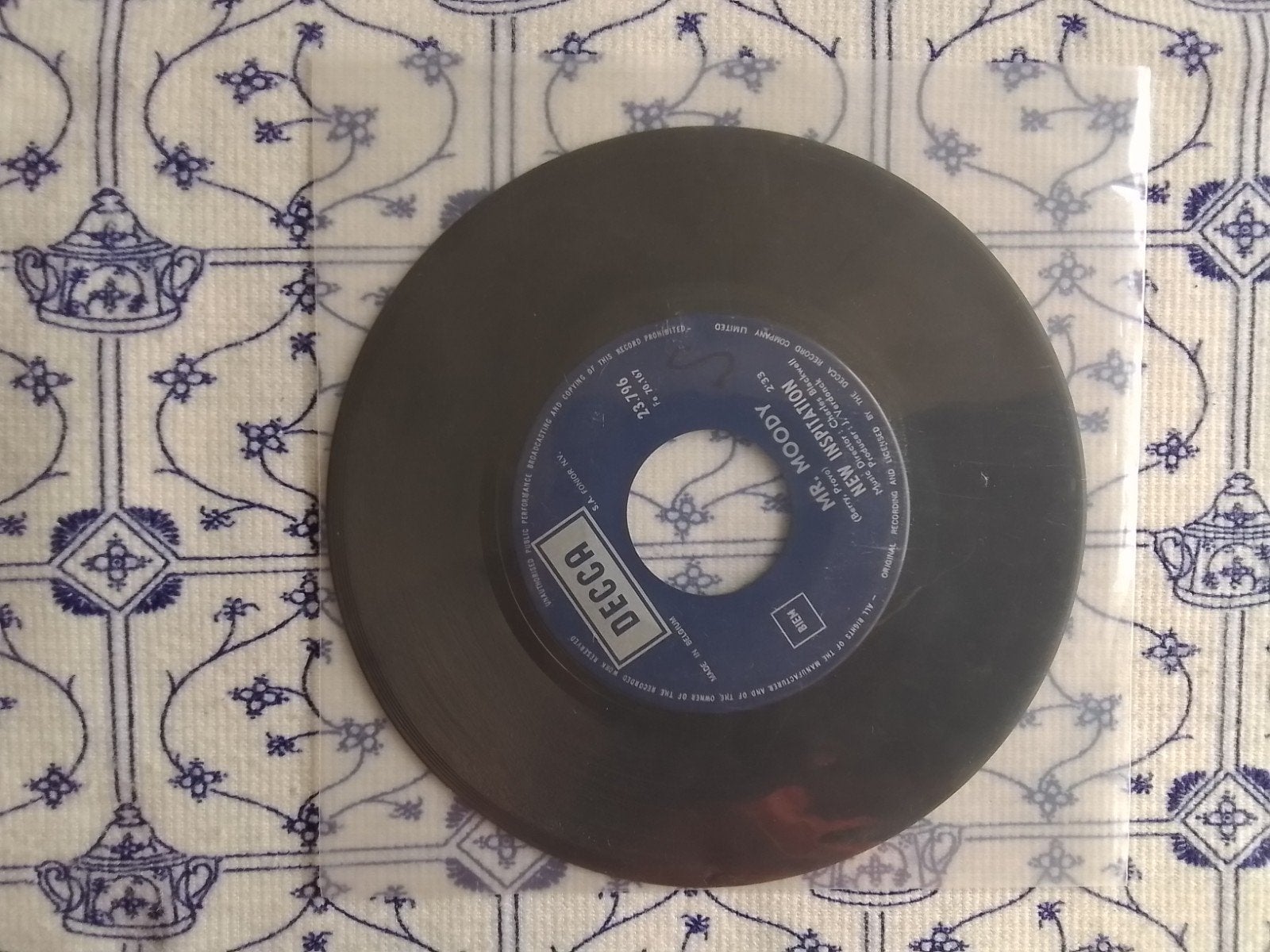 New inspiration           Mr moody, Ophalen of Verzenden, Zo goed als nieuw, 7 inch, Pop