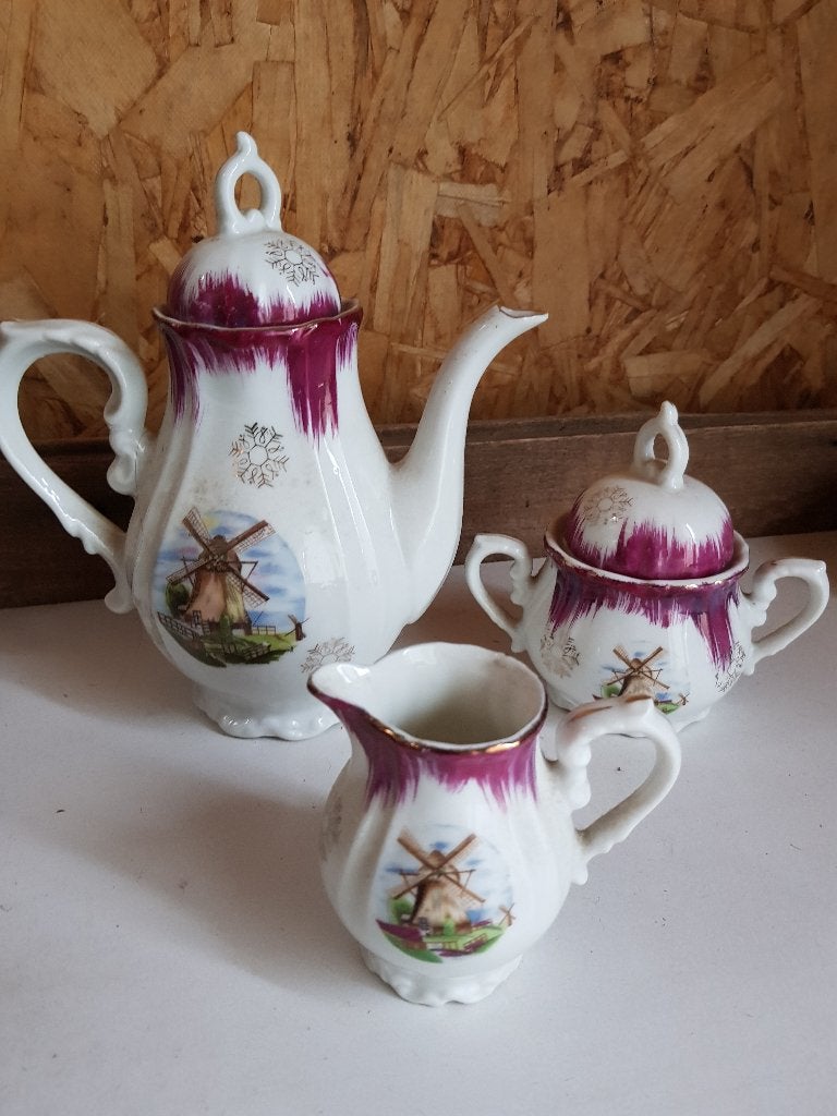 Koffiepot suikerpot melkkannetje theepot, Verzenden, Overige typen, Nieuw, Overige stijlen