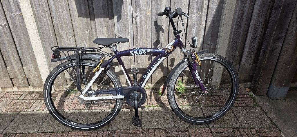 Batavus snake 26inch, Terugtraprem, Handrem, Ophalen, 26 inch of meer
