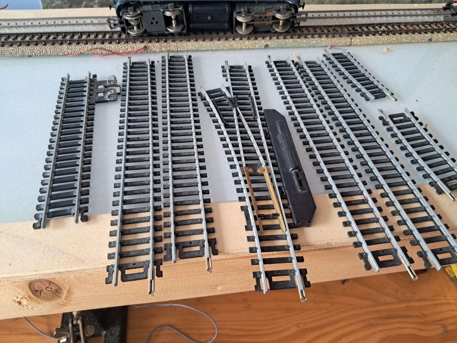 lima rails en wissels, Gebruikt, Gelijkstroom, Rails, Ophalen of Verzenden