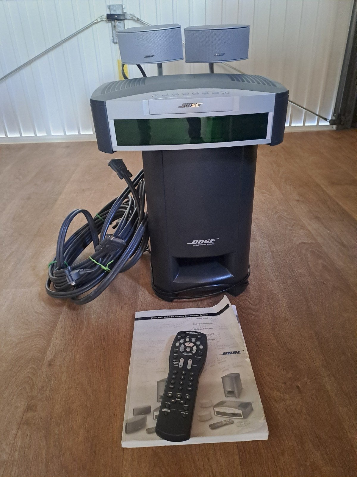 Bose 3-2-1 Home Entertainment Systeem met afstandsbediening, Gebruikt, 2.1-systeem, 70 watt of meer, Dvd-speler