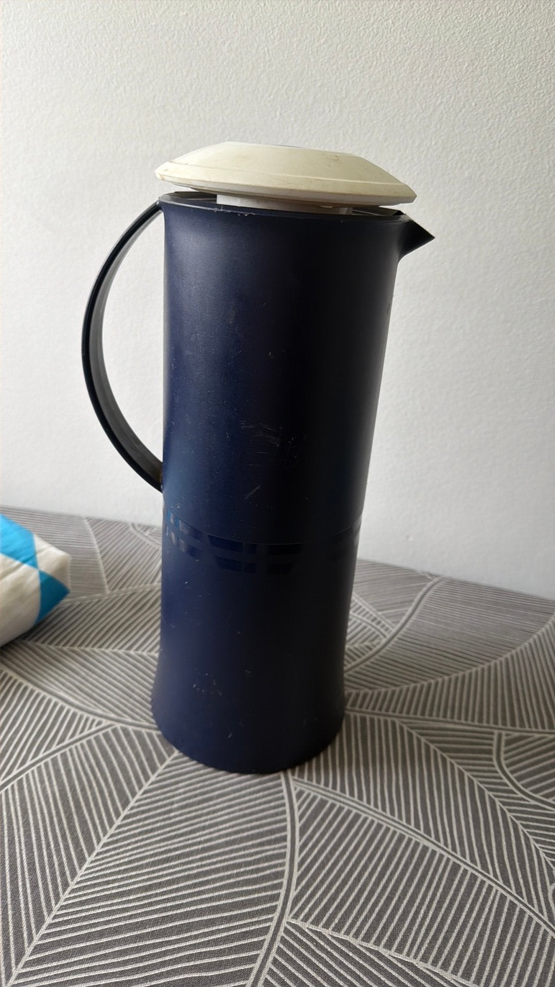 Tupperware thermoskan, Ophalen of Verzenden, Gebruikt, Blauw, Overige typen