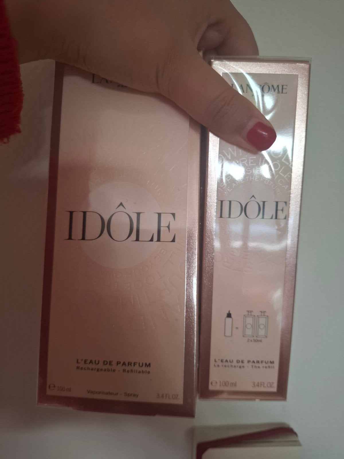 Lancôme Idôle Eau de Parfum 100ml + Navulling 2 X 50 ml, Ophalen of Verzenden, Nieuw