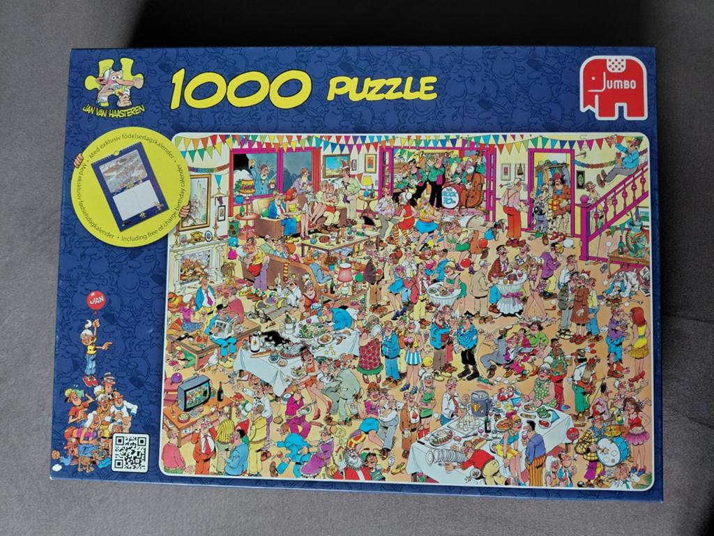 Jan van Haasteren puzzel Fijne verjaardag, Hobby en Vrije tijd, Denksport en Puzzels, Ophalen