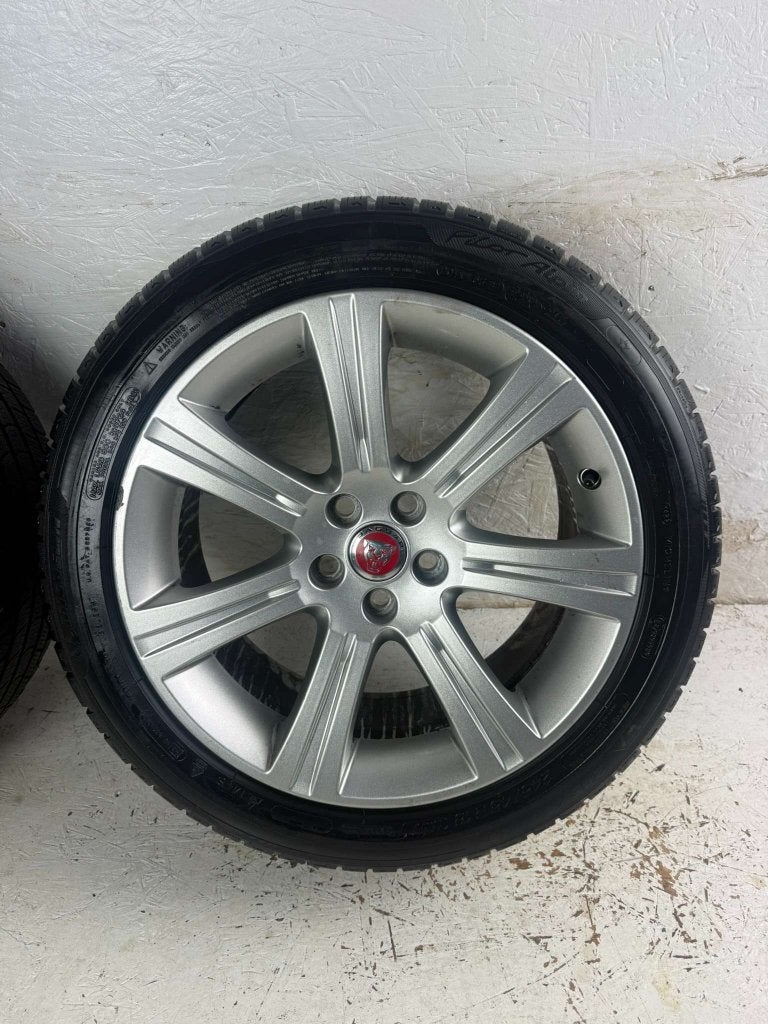Originele Jaguar XF XK velgen 18" 5x108 winterset 7mm, Auto-onderdelen, Niet ingevuld, 18 inch, Banden en Velgen, Niet ingevuld