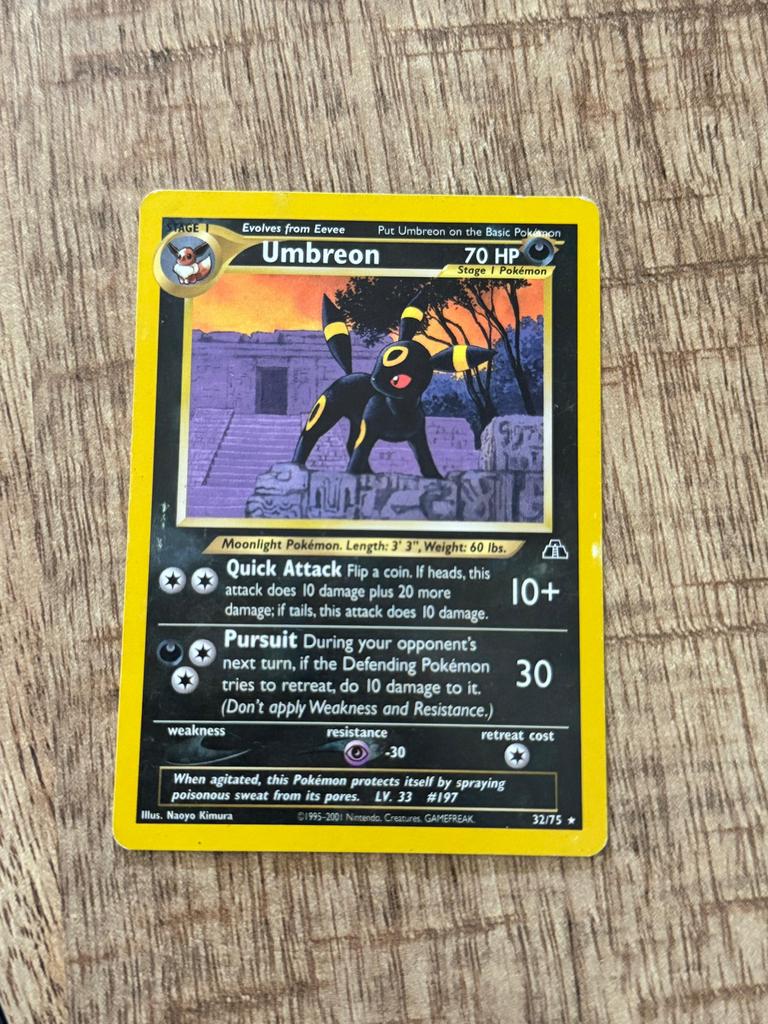 Pokémon TCG | Umbreon 32/75 | Neo Discovery, Verzenden, Zo goed als nieuw