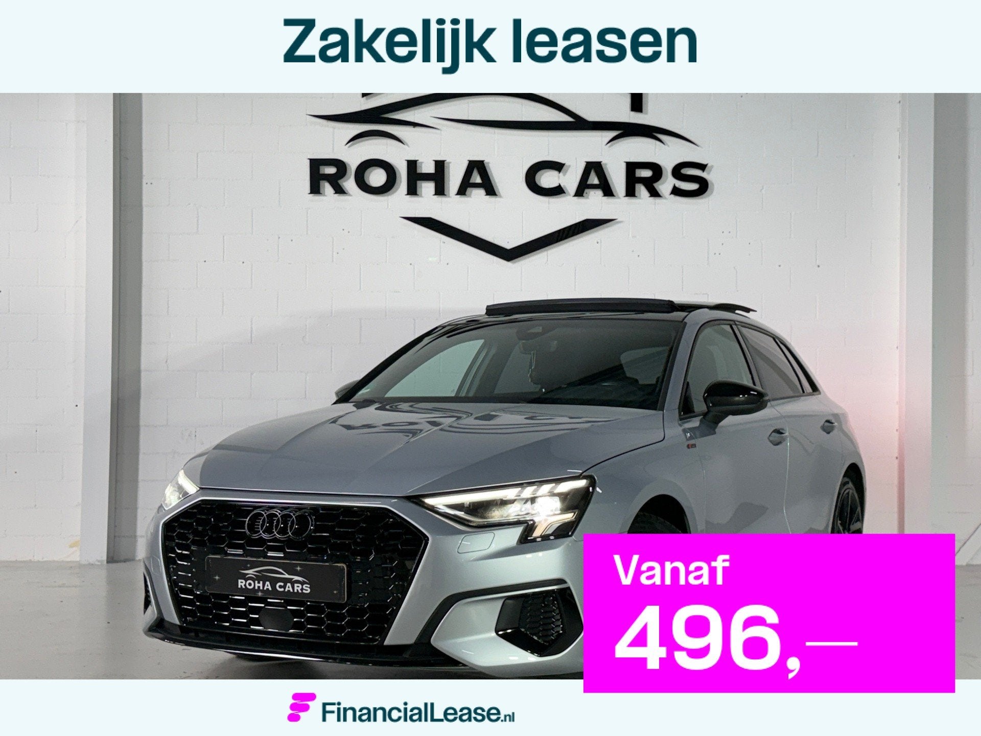 Audi A3 Sportback 35TFSI 1.5 S-Line Panorama Led matrix, Automaat, Gebruikt, Zwart, Origineel Nederlands