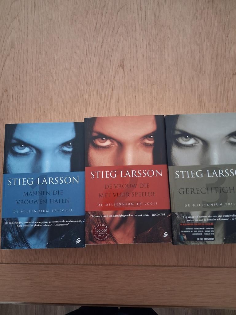 Millennium Trilogie Stieg Larsson (3 boeken), Ophalen of Verzenden, Gelezen, Stieg Larsson
