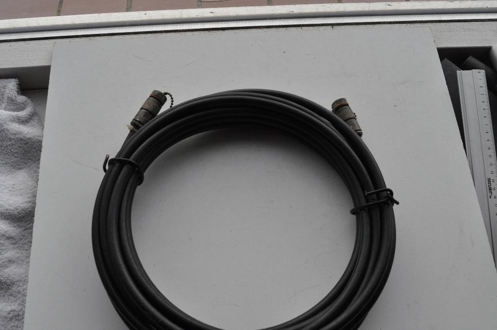 RG-213/U coax kabel met connectors, Telecommunicatie, Zenders en Ontvangers, Gebruikt, Zender en Ontvanger, Ophalen of Verzenden