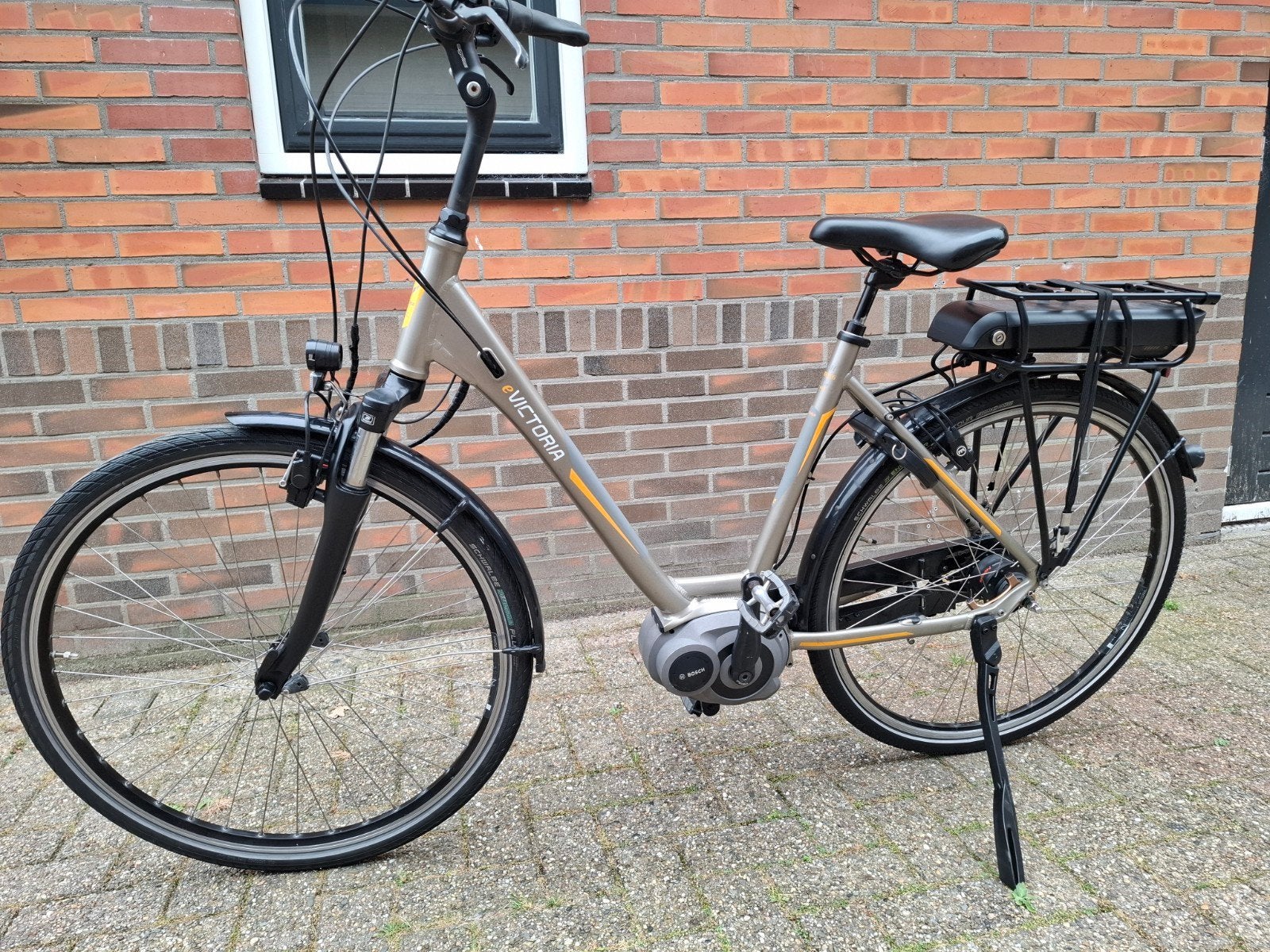 Victoria 7.4 H elektrische fiets met Bosch middenmotor!, Fietsen en Brommers, Gebruikt, 51 tot 55 cm, 50 km per accu of meer, Ophalen