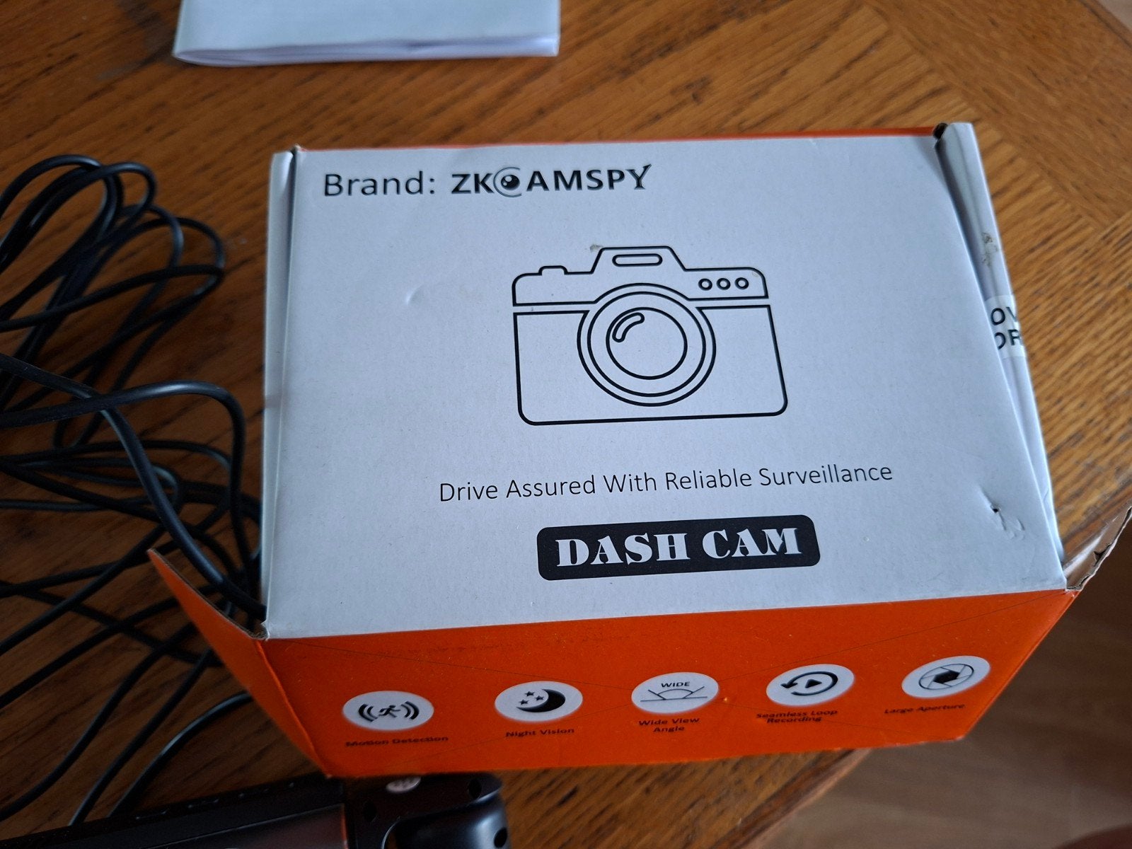 ZKOAMSpy Dashcam HD 1080P met nachtzicht, Ophalen of Verzenden, Zo goed als nieuw