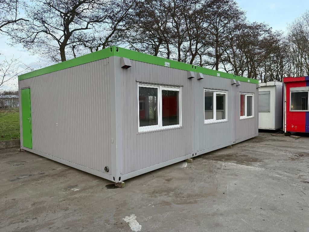 Zeer mooie koppelunit kantoorunit bouwkeet woonunit, Ophalen of Verzenden