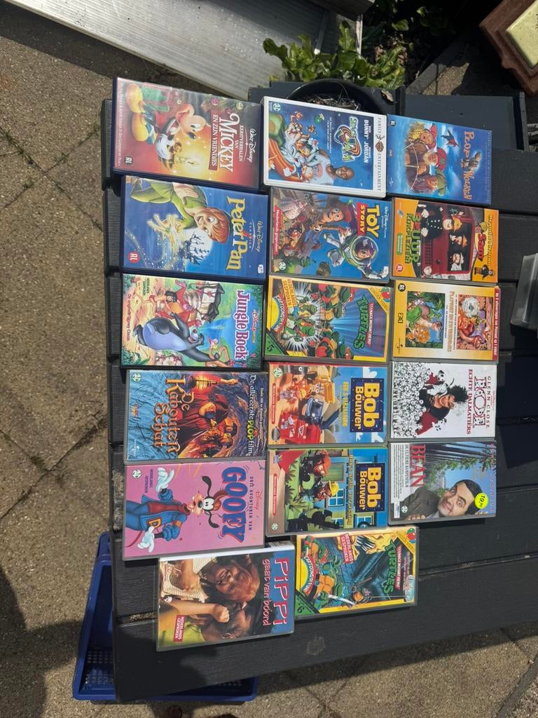 Verschillende videobanden, Cd's en Dvd's, VHS | Kinderen en Jeugd, Alle leeftijden, Ophalen of Verzenden, Gebruikt, Overige typen