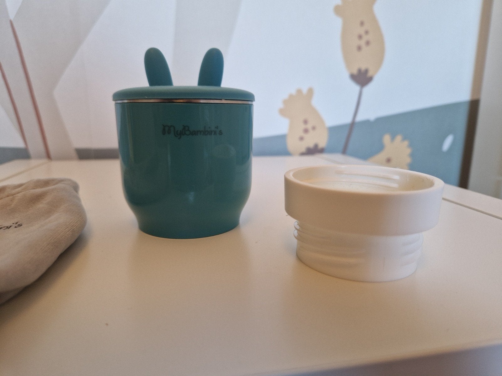 MyBambini Flessenwarmer met opzetstuk Dr. Brown's brede fles, Inclusief tas, Ophalen of Verzenden, Zo goed als nieuw, Flessen- of potjesverwarmer