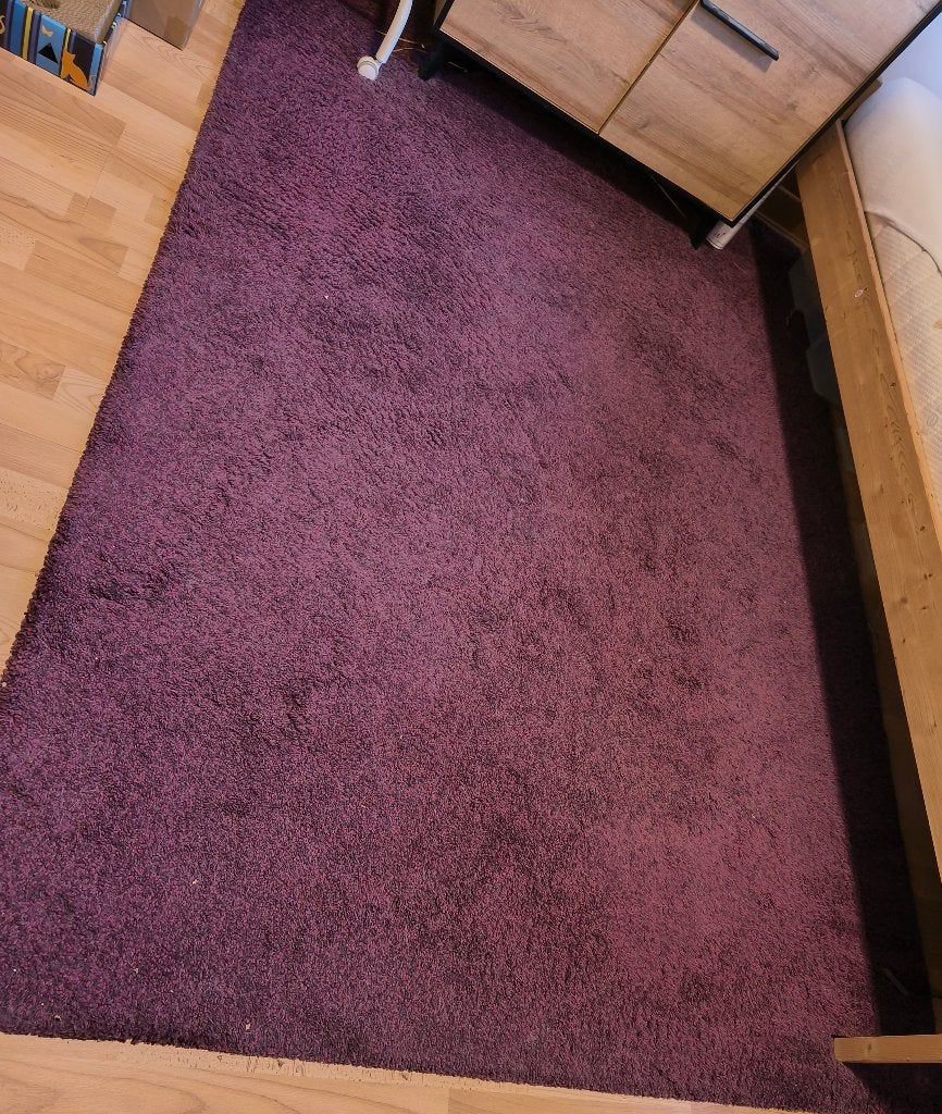 Paars Tapijt / Vloerkleed - 240 x 170 cm, Ophalen, Gebruikt, Paars, 150 tot 200 cm