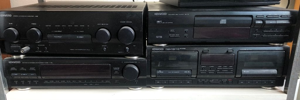 Kenwood; audiosysteem equalizer stereoset, Gebruikt, Losse componenten, Cassettedeck, Ophalen