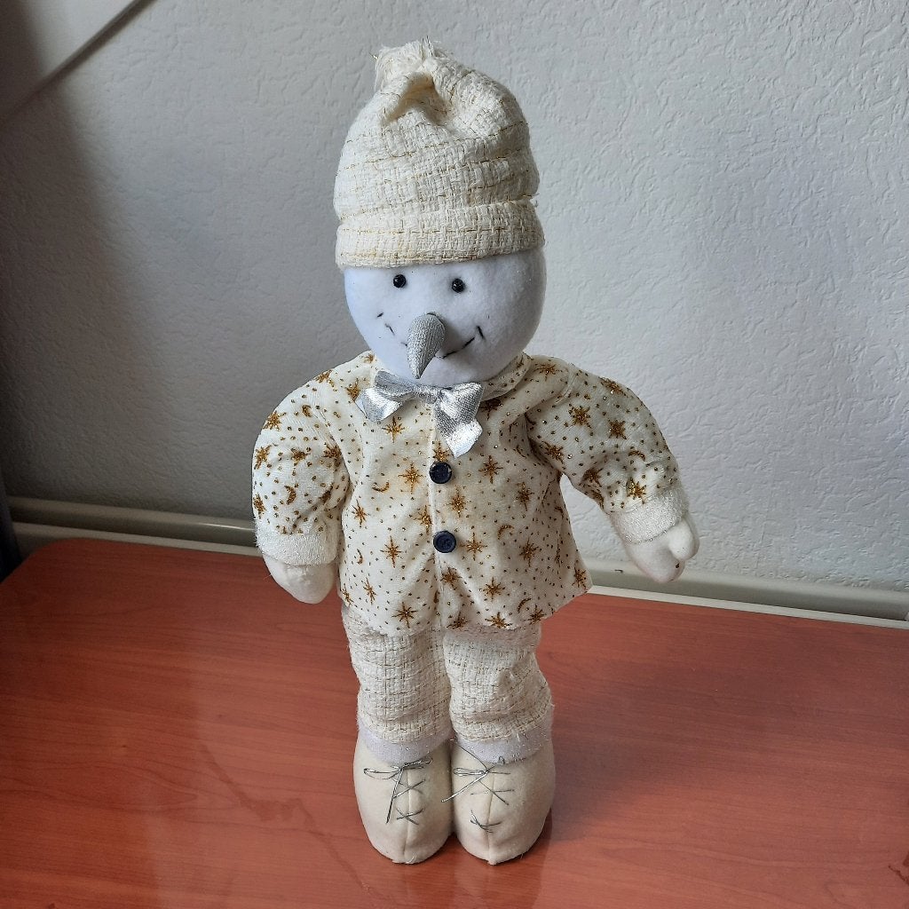 Sneeuw pop van witte stof, Ophalen of Verzenden, Zo goed als nieuw