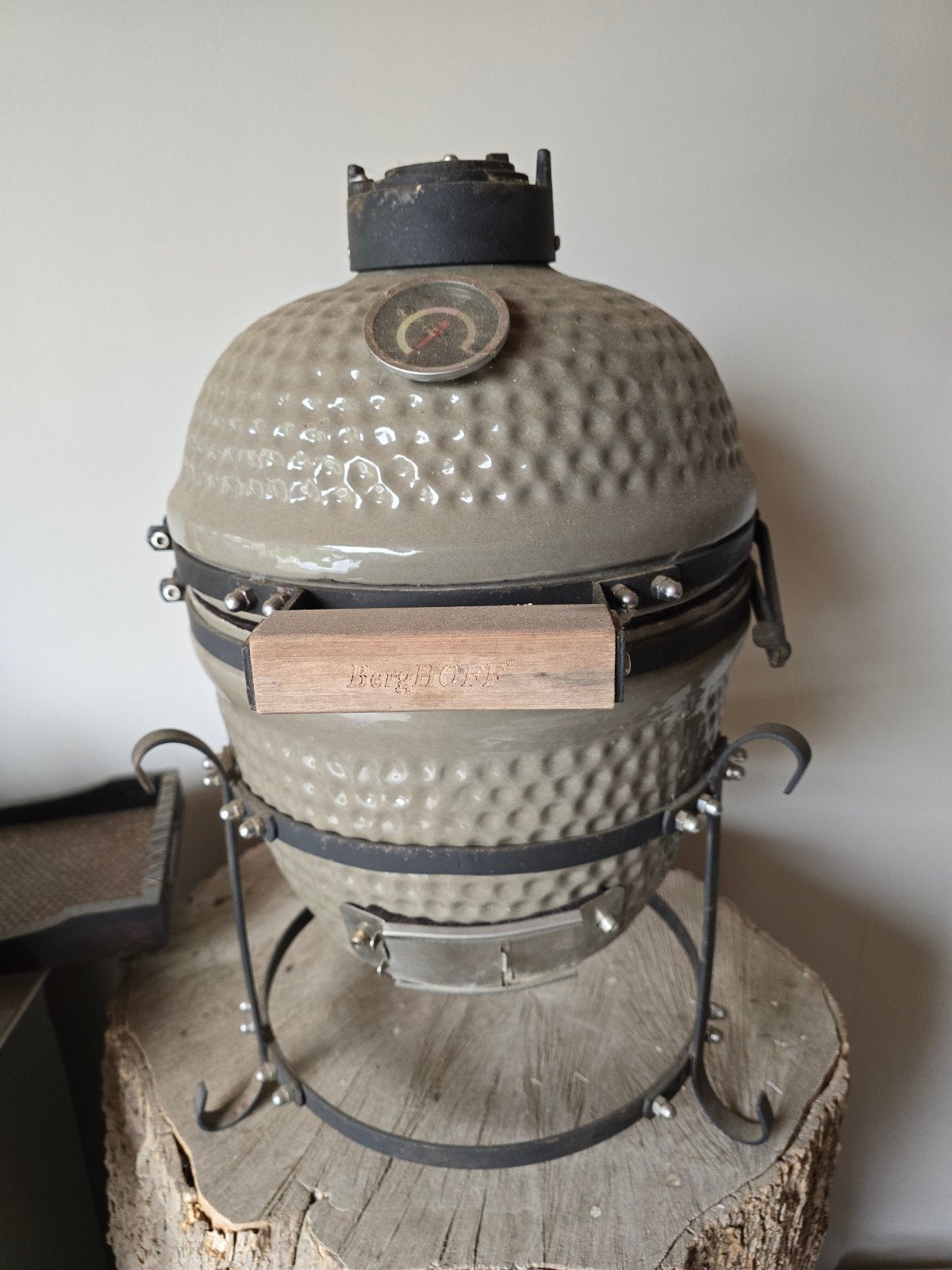 Kleine BergHOFF Kamado BBQ - Gebruikt maar functioneel, Ophalen, Gebruikt, BergHOFF