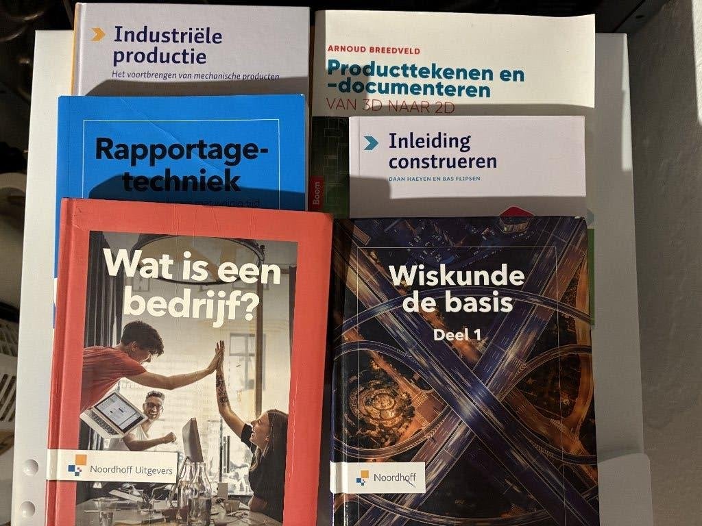 6 HBO Studieboeken – Techniek, Boeken, Ophalen of Verzenden, Zo goed als nieuw