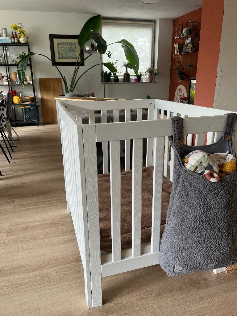 Standaard box baby, Kinderen en Baby's, Boxen, Ophalen, Gebruikt, Vierkant, In hoogte verstelbaar
