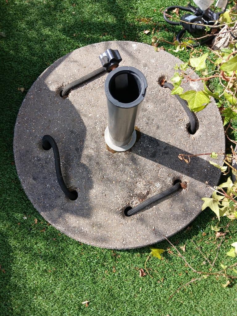 Zware parasolvoet - Ophalen in Andel, Tuin en Terras, Ophalen, Gebruikt, Parasolvoet