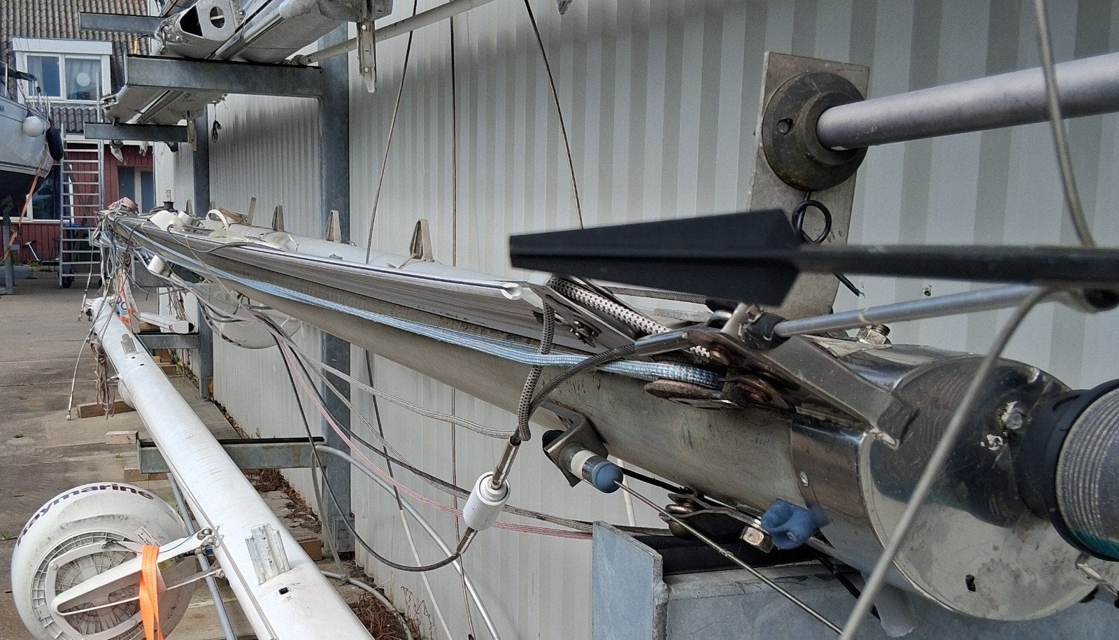 Complete Mast 12m voor 35ft zeilboot incl. zeilen, Watersport en Boten, Ophalen, 6 meter of meer, Gebruikt, Overige typen