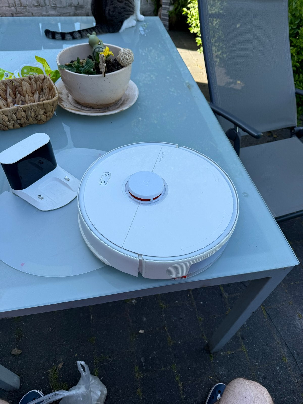 Roborock S5 Max Robotstofzuiger met Dweilfunctie, Witgoed en Apparatuur, Stofzuigers, Ophalen, Overige merken, Gebruikt, Robotstofzuiger