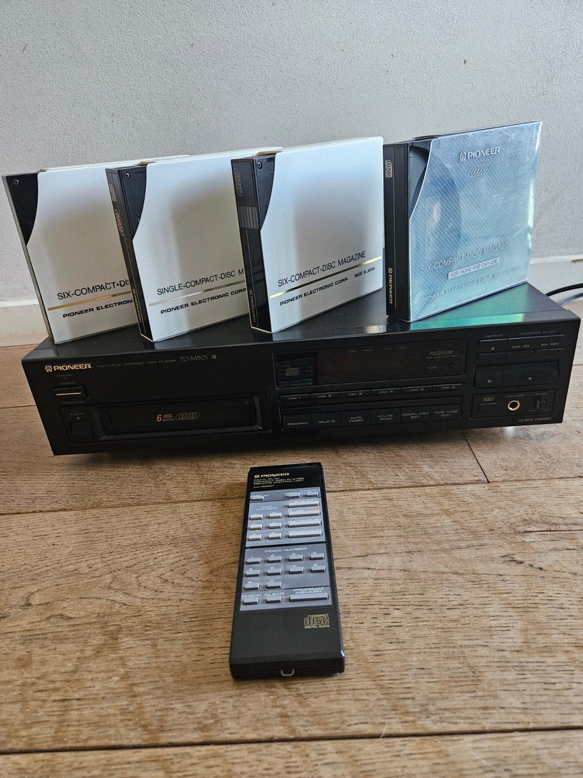 Pioneer PD-M501 CD-speler met 4 CD-magazines., Audio, Tv en Foto, Cd-spelers, Gebruikt, Pioneer, Wisselaar, Ophalen of Verzenden