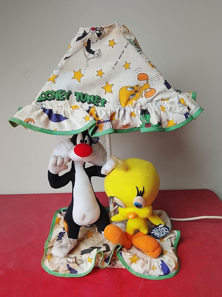 Tweety en Sylvester warner Bros lamp, Ophalen of Verzenden, Lamp