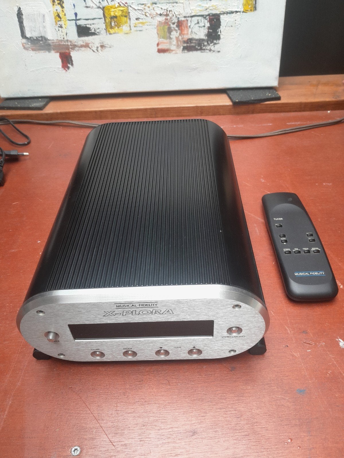 Musical Fidelity X-PLORA tuner + AB zeer mooi., Ophalen, Zo goed als nieuw