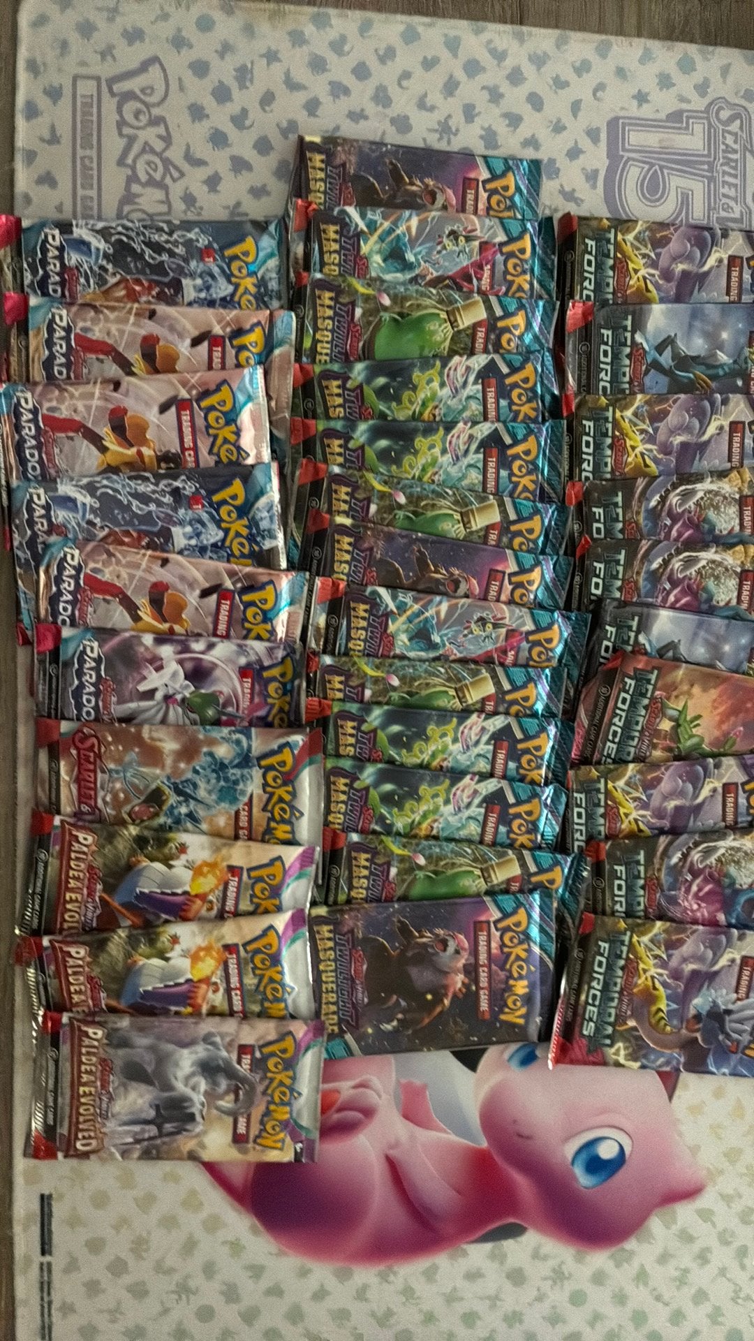 33x pokemon booster packs - diverse sets, Hobby en Vrije tijd, Ophalen, Nieuw, Booster