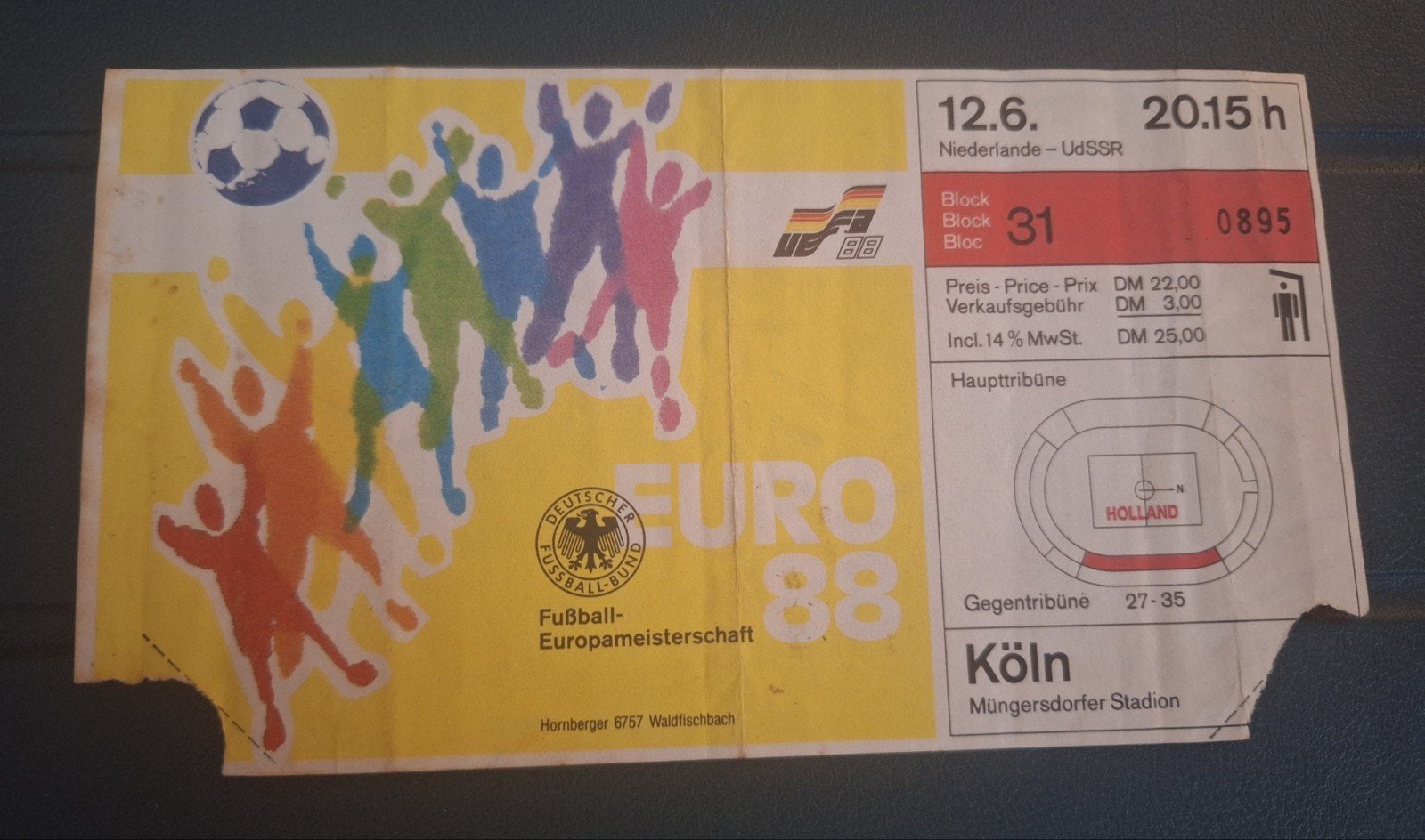 GEZOCHT EURO 88 Tickets Geen NLs elftal ruilen/kopen, Ophalen of Verzenden, Buitenlandse clubs