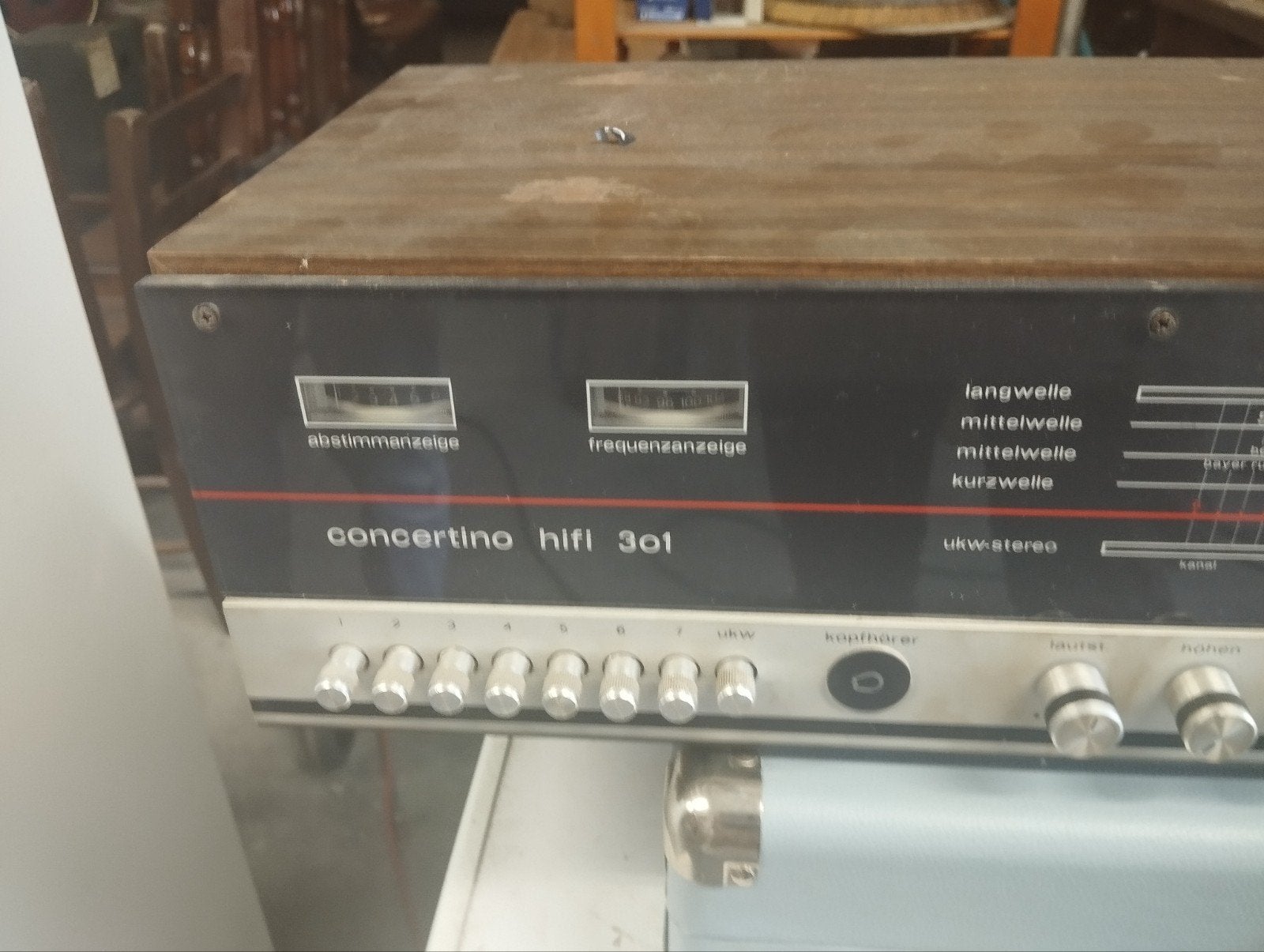 telefunken oude radio, Ophalen