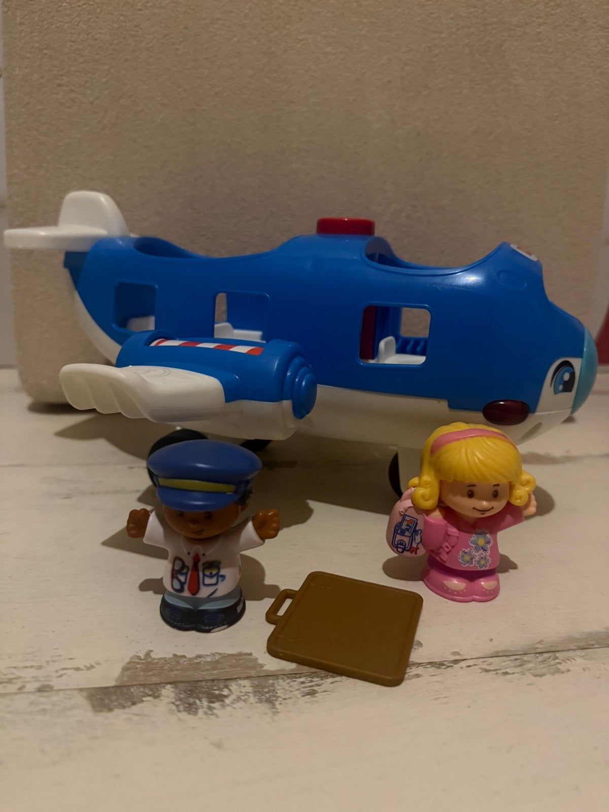 Fisher Price vliegtuig compleet zo goed als nieuw, Ophalen of Verzenden, Zo goed als nieuw, Auto of Voertuig, Met licht