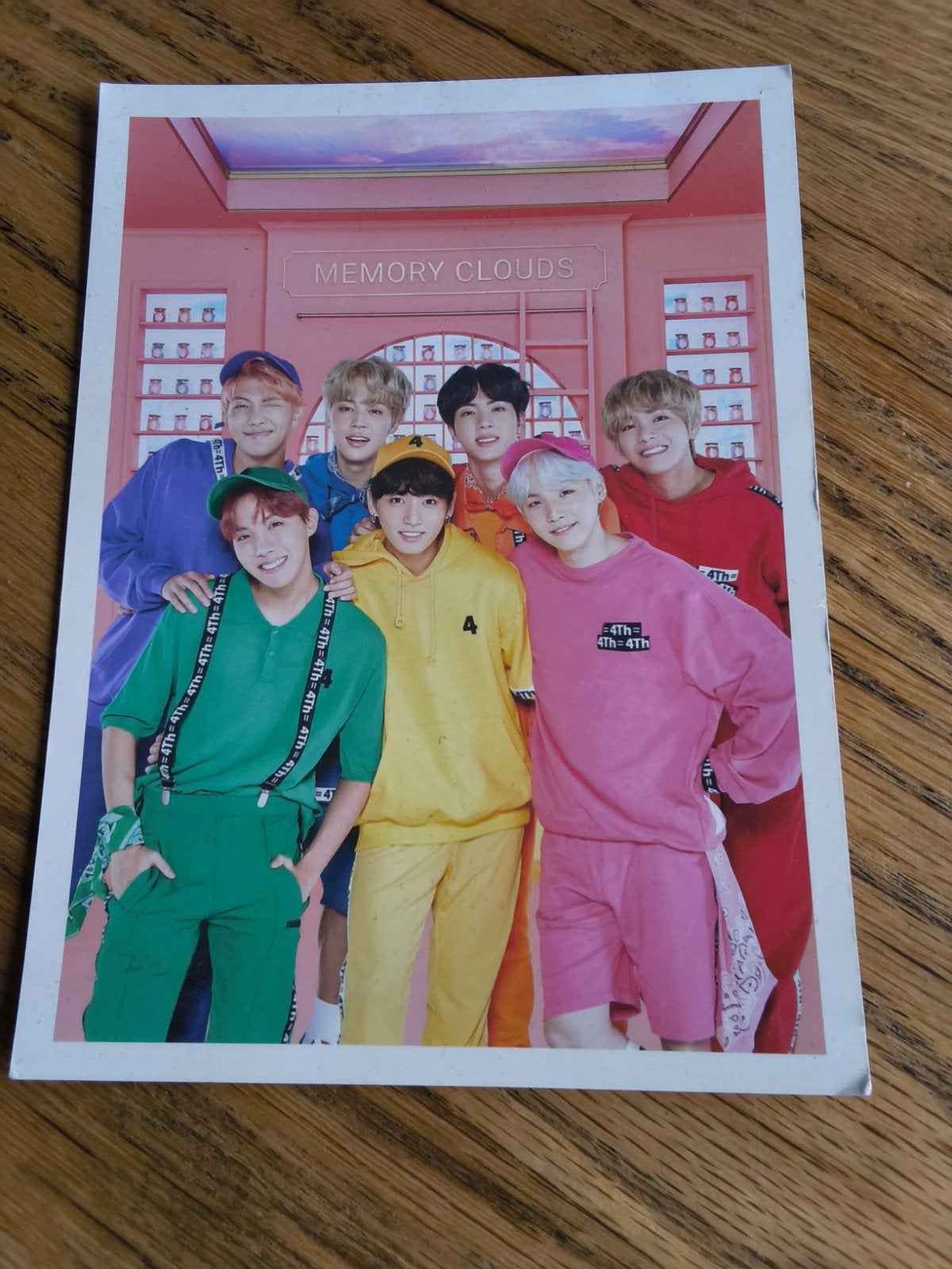 BTS Memory Clouds Fotokaart - Zo goed als nieuw, Ophalen of Verzenden, Zo goed als nieuw, Foto of Kaart