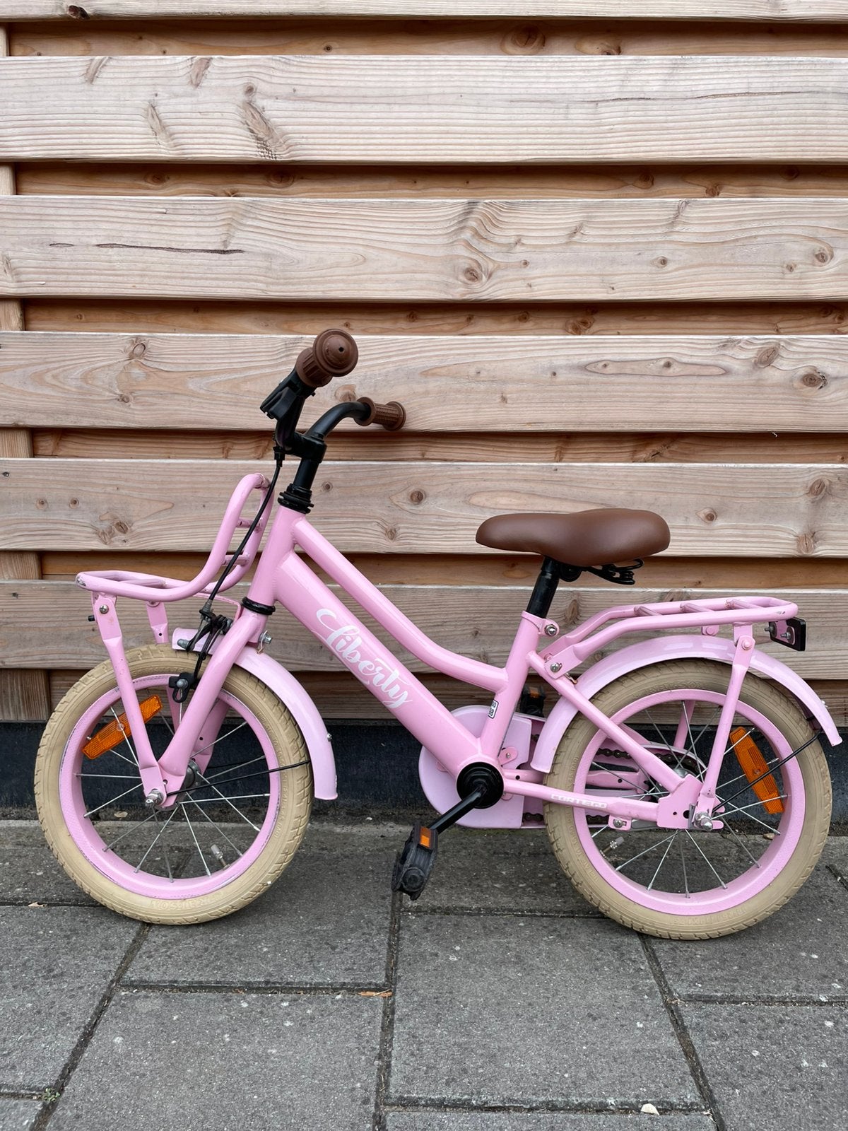 Meisjesfiets 14 inch, Ophalen, Gebruikt, 14 inch of minder