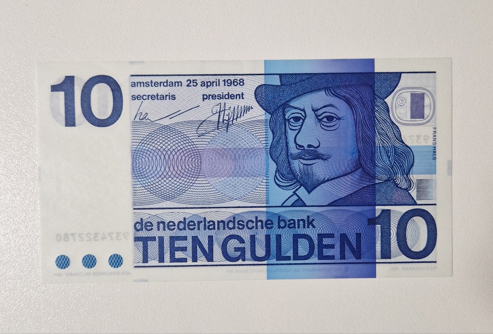 10 Gulden Biljet 1968 UNC, Postzegels en Munten, Bankbiljetten | Nederland, Ophalen of Verzenden, 10 gulden, Los biljet