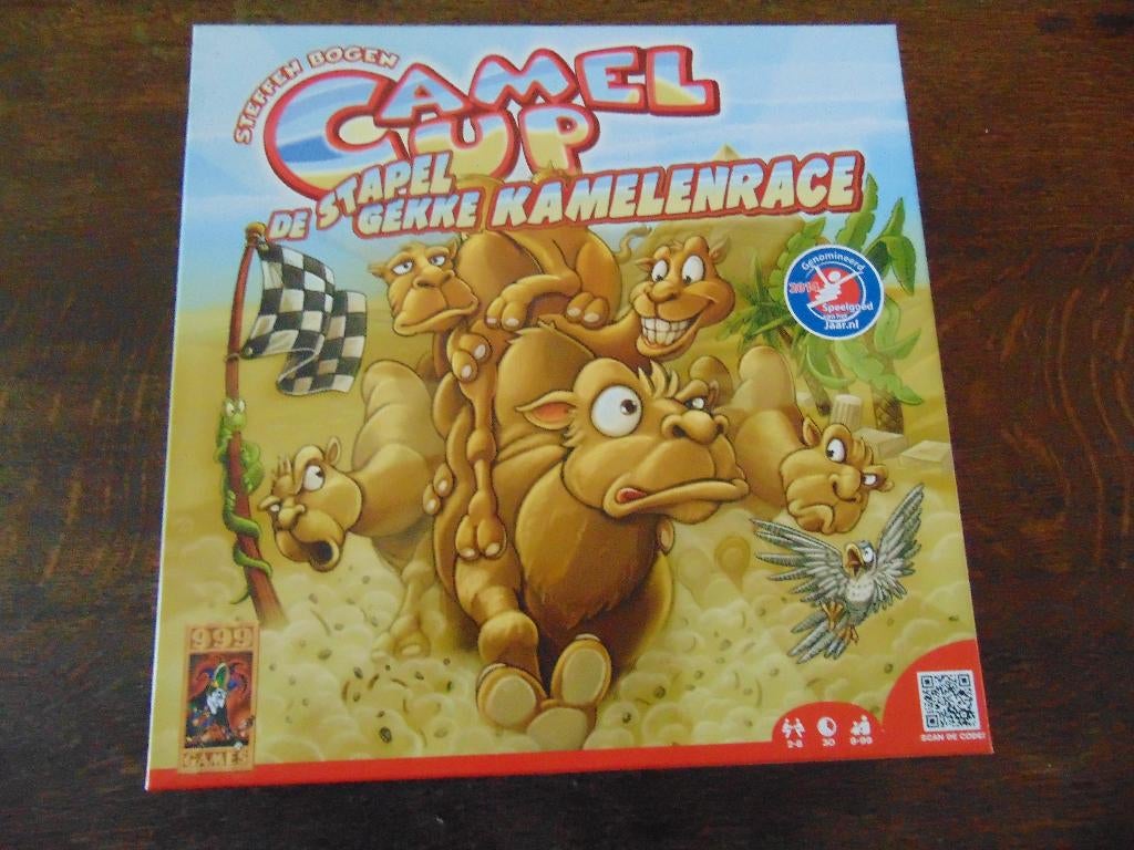 Camel Up + Uitbreiding Camel up Supercup Spellen van 999, Vijf spelers of meer, Ophalen of Verzenden, Zo goed als nieuw, 999Games