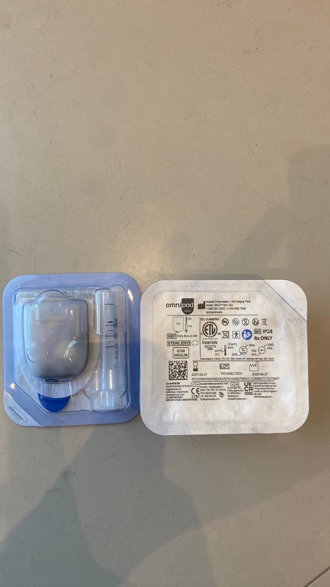 Omnipod dash pods, Diversen, Ophalen of Verzenden, Nieuw
