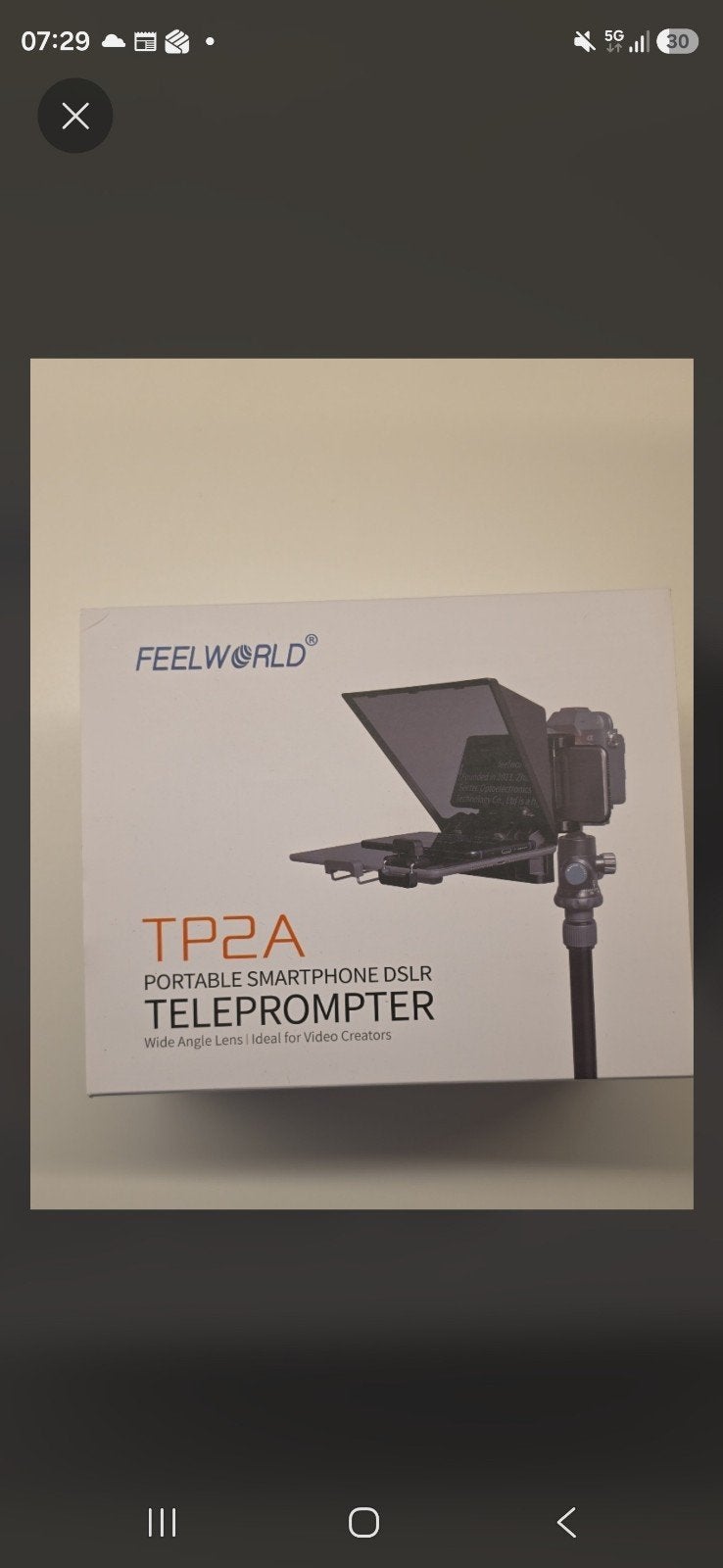 Feelworld TP2A Teleprompter - Nieuw en Compleet, Ophalen of Verzenden, Nieuw