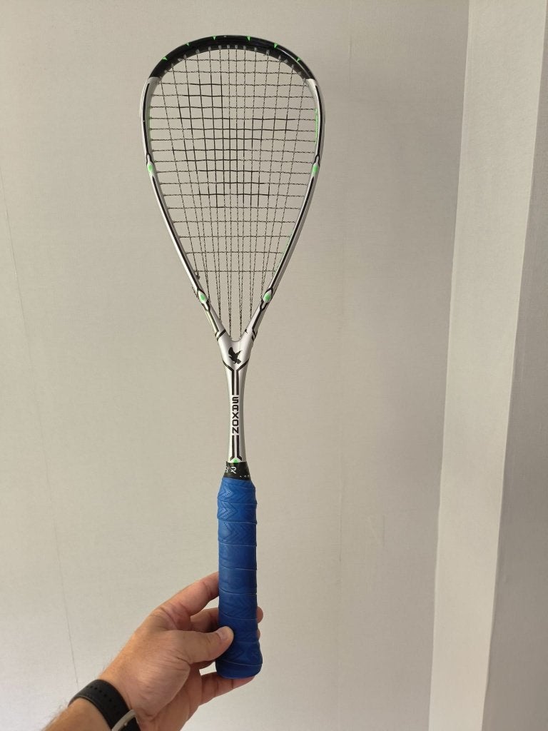 Squash racket, Sport en Fitness, Squash, Ophalen, Gebruikt, Racket
