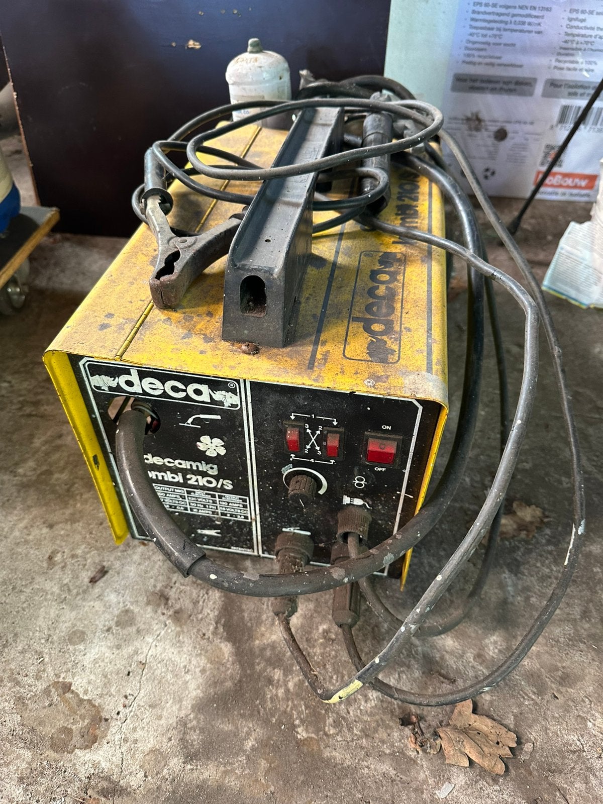 Deca lasapparaat, Ophalen, Gebruikt, Minder dan 150 ampère, Elektroden