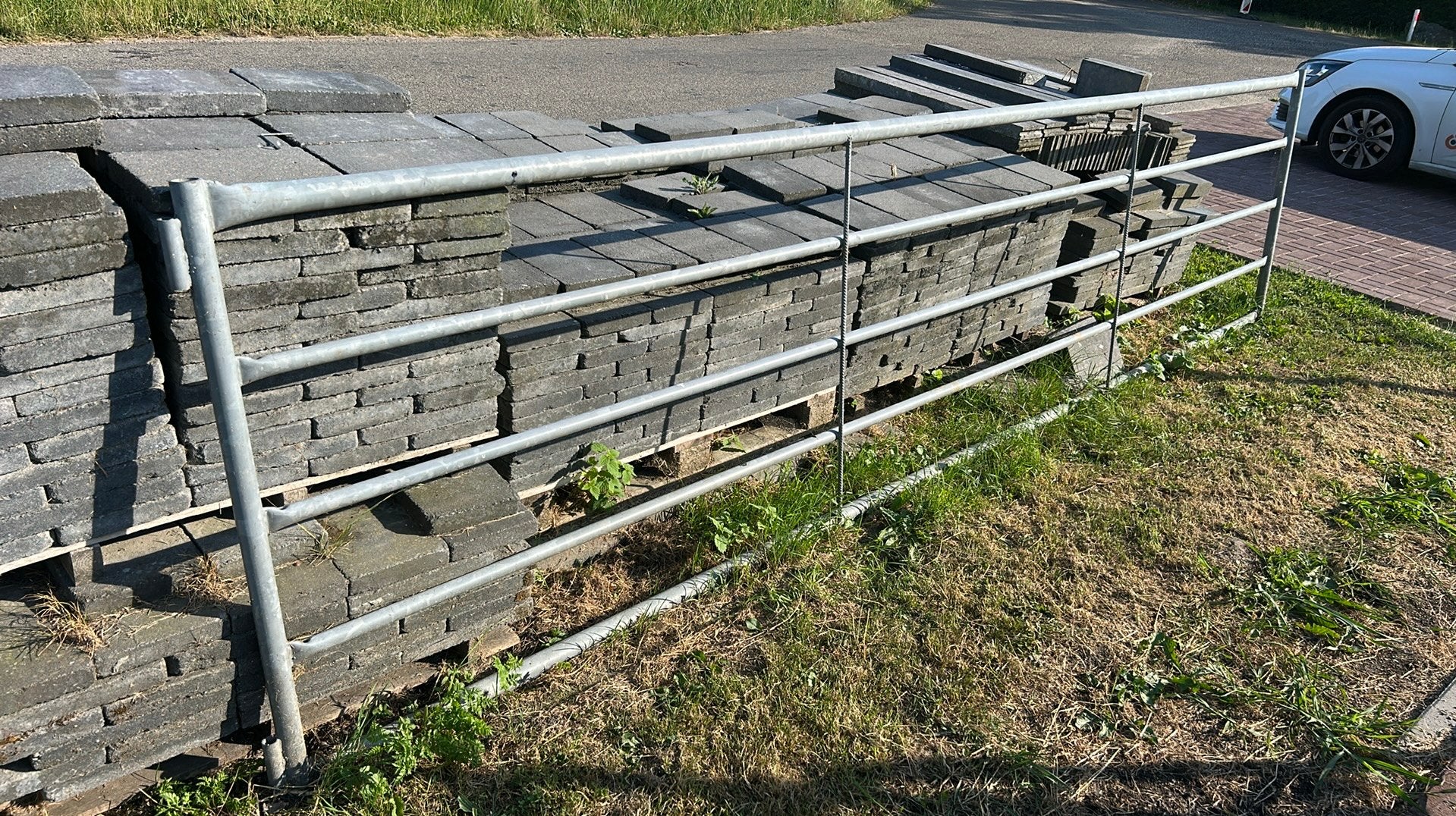 Stalen landhek / weide hek.