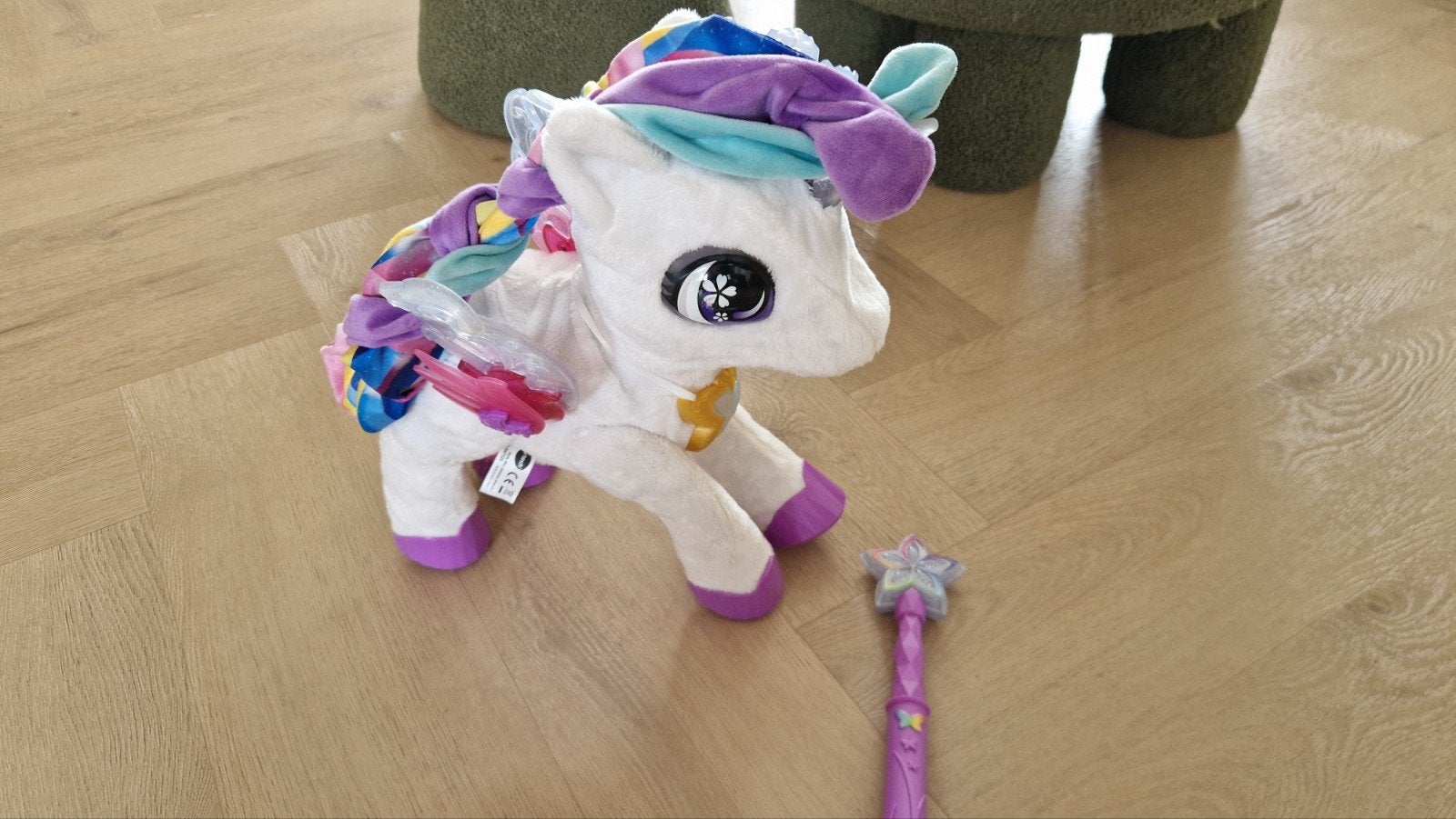 Vtech Styla Eenhoorn (met lichtgevende toverstaf), Gebruikt, Eenhoorn, Ophalen of Verzenden, Wit