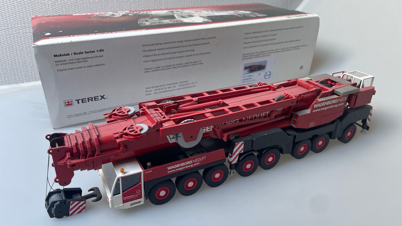 Conrad Terex AC500 Wagenborg Nedlift, Ophalen, Zo goed als nieuw, Hijskraan, Tractor of Landbouw, Conrad