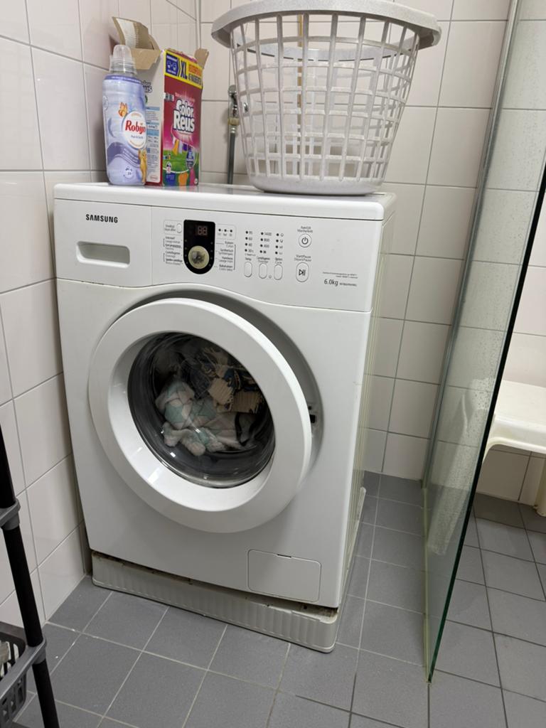Samsung wasmachine, Witgoed en Apparatuur, Wasmachines, Ophalen, Zo goed als nieuw, 85 tot 90 cm, 1200 tot 1600 toeren