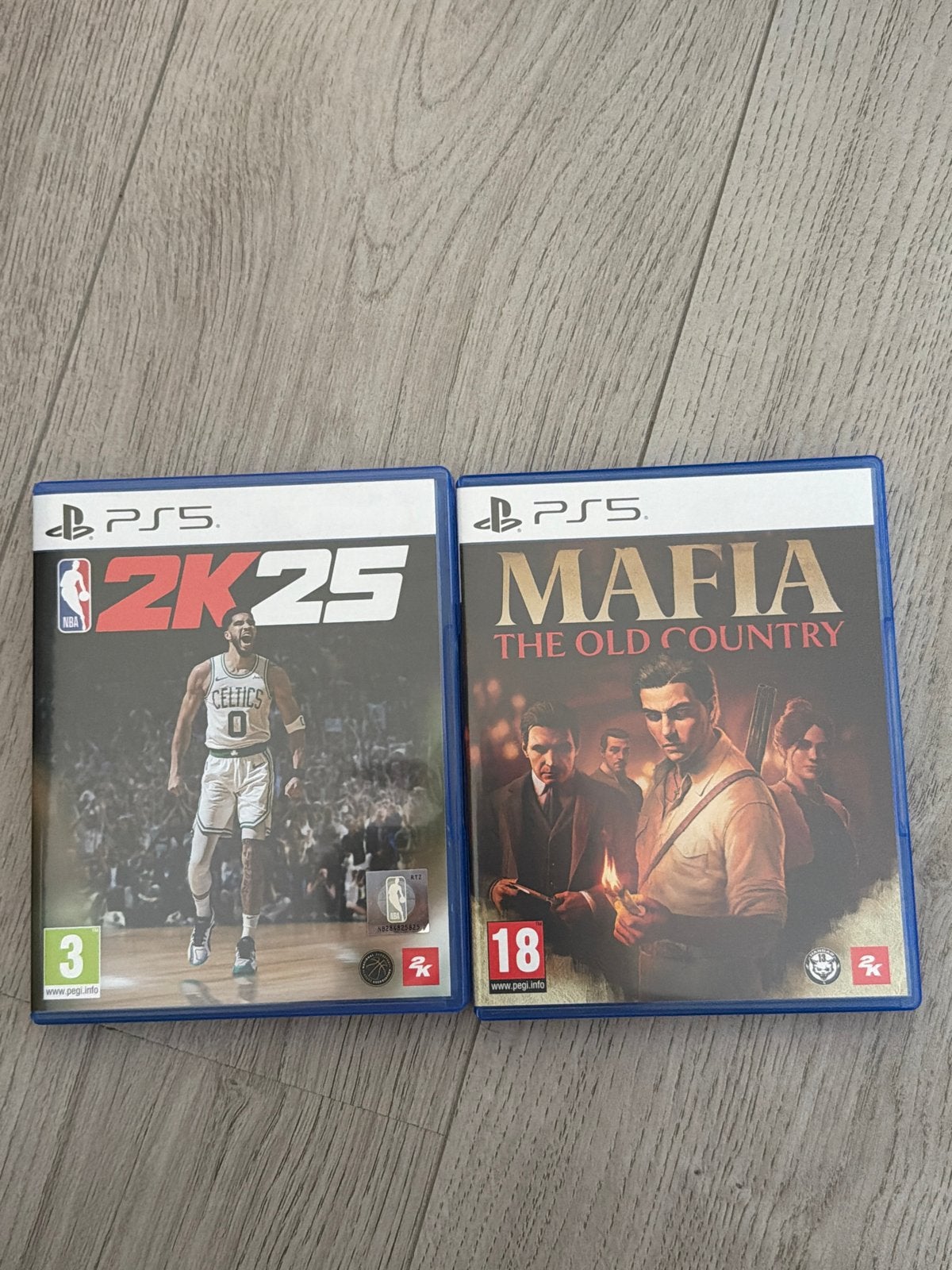 NBA 2K25 & Mafia: The Old Country PS5 Games, 1 speler, Ophalen of Verzenden, Zo goed als nieuw, Vanaf 3 jaar