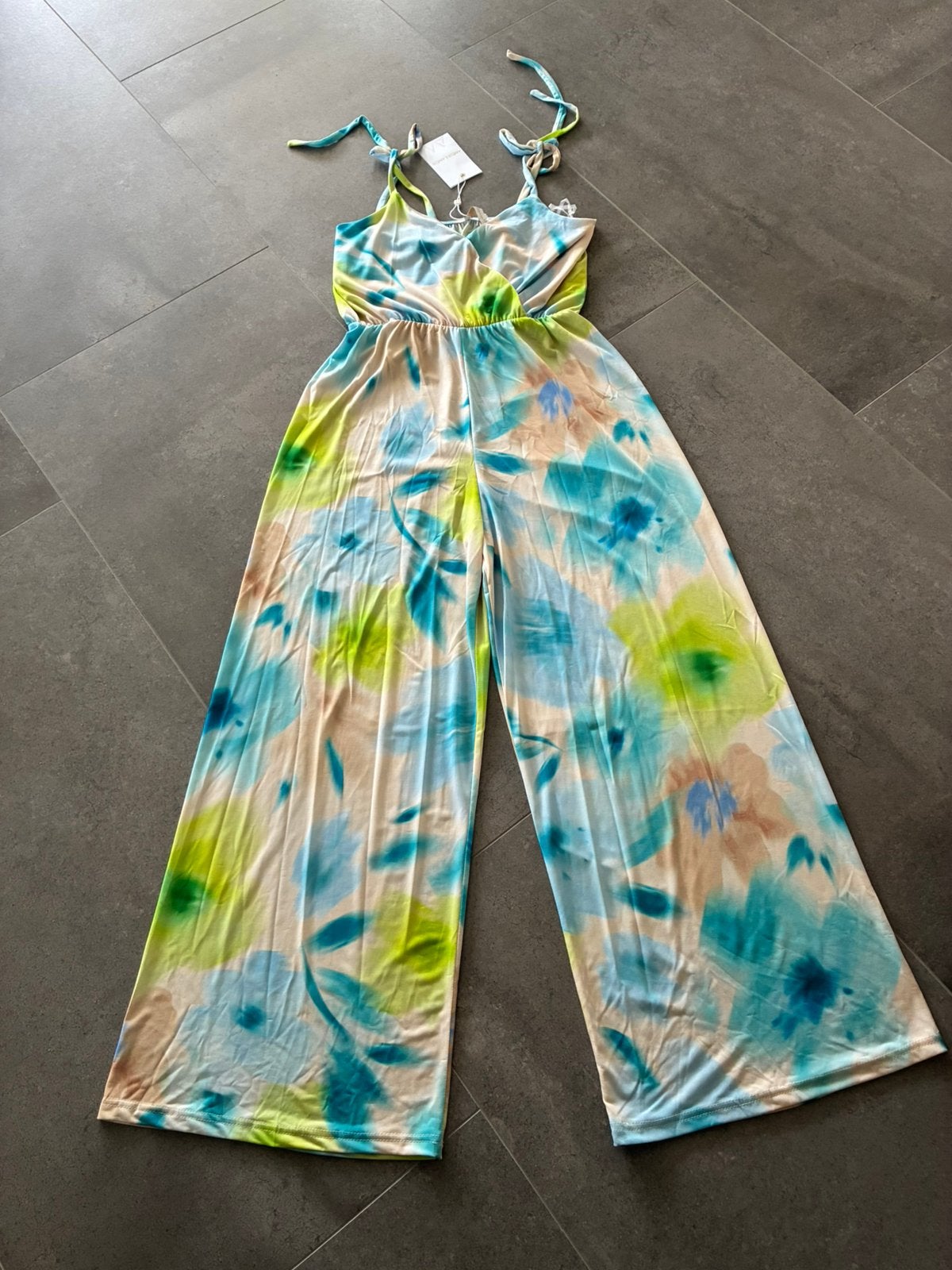 Stijlvolle Zomer jumpsuit Amelie & Amelie M, Verzenden, Nieuw, Maat 38/40 (M), Overige kleuren