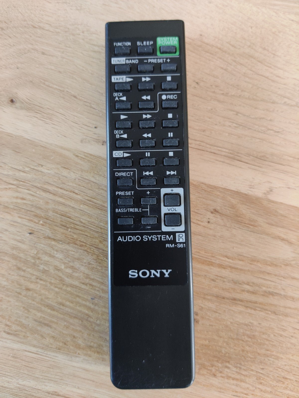 Sony RM-S61 Audio Systeem Afstandsbediening, Ophalen of Verzenden, Zo goed als nieuw, Origineel, Mediaspeler